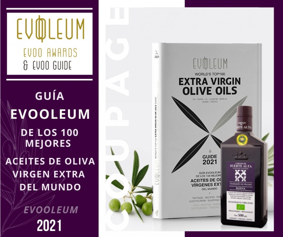 Coupage Natural entre los 100 mejores AOVEs de la guía EVOOLEUM